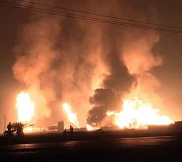 انفجار خط لوله بروجن