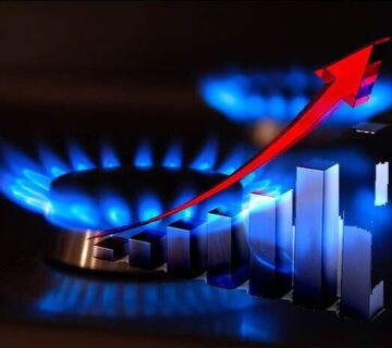 مصرف گاز افزایش یافت